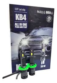 OFF ROAD KIT DE LED KOBO KB4 PLUG AND PLAY H27 30 WATTS ALL IN ONE CON COOLER INTERNO
