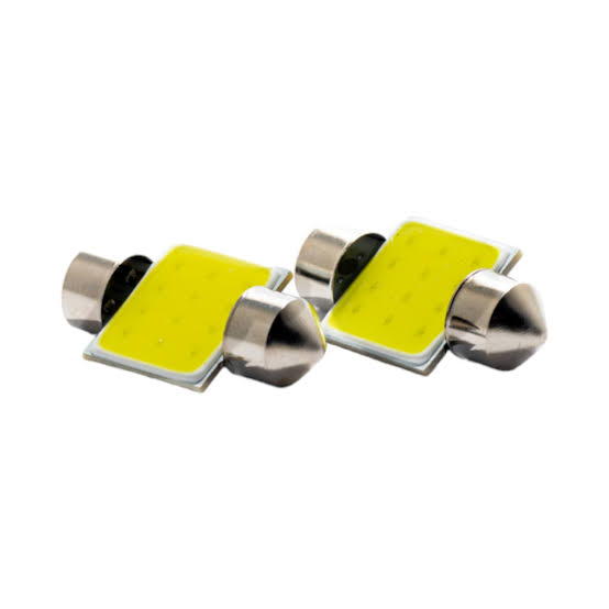 LED SEÑALIZACION COB BLISTER X2 TUBULAR - FESTOON ULTRA LED COB 39MM BLANCO 12V