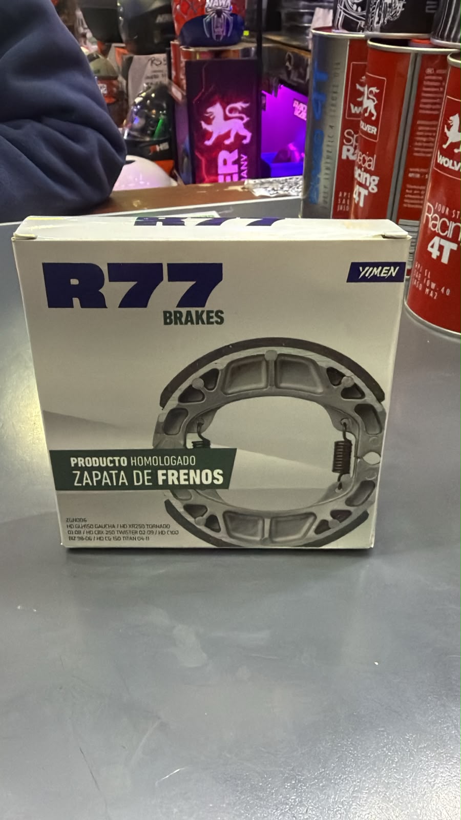 Zapata de freno moto 150cc